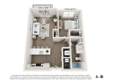 a 1 bedroom floor plan  summit  460 sq ft